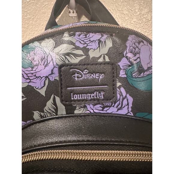 Loungefly Disney The Little Mermaid Ursula Floral Backpack Poor Unfortunate Soul - Picture 2 of 14